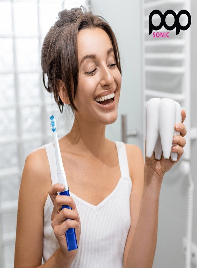 Pop Sonic USB Charge Anywhere Toothbrush (Navy) | Rechargeable Toothbrush w/Up to 40,000 Brush Strokes/Minute-Long-Lasting Dupont Nylon Bristles - Teens & Adult - Image 5